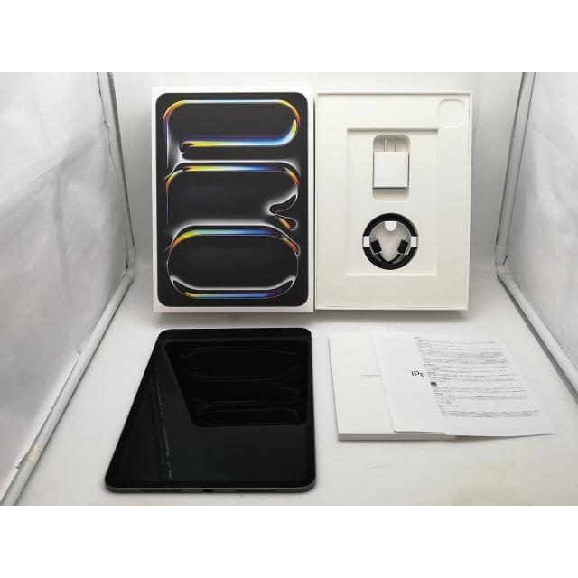 【中古】Apple 【Wi-Fi】 11インチ iPad Pro（M4/2024） 256GB スペースブラック 標準ガラス MVV83J/A【新宿2】保証期間１ヶ月【ランクA】の画像
