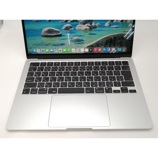 【中古】Apple MacBook Air 13インチ  M2(CPU:8C/GPU:8C) 8GB/256GB シルバー MLXY3J/A (M2,2022)【新宿2】保証期間１ヶ月【ランクB】の画像