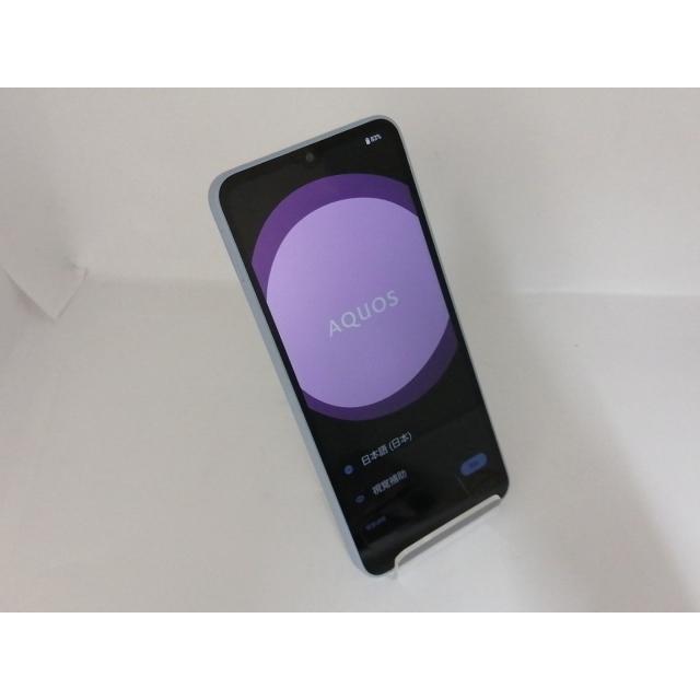 中古】SHARP docomo 【SIMフリー】 AQUOS wish4 ブルー 4GB 64GB SH