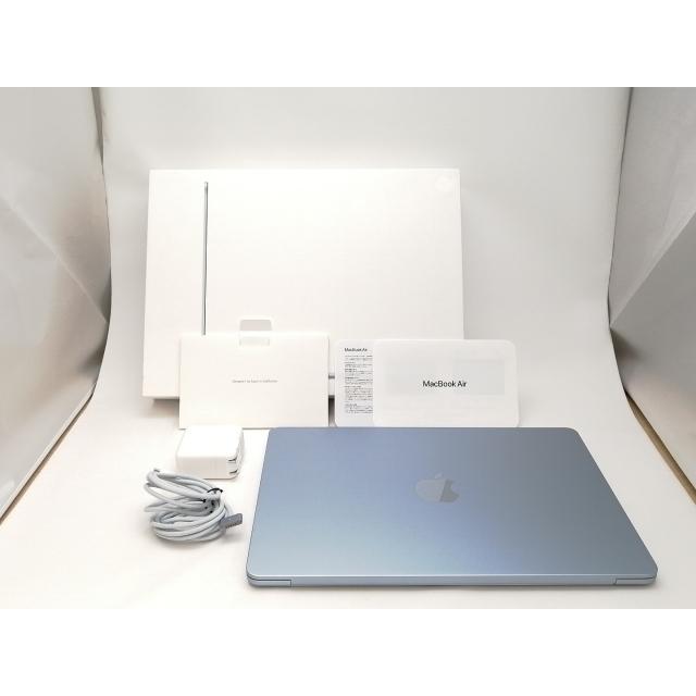 【中古】Apple MacBook Air 13インチ (M4,2025) M4(CPU:10C/GPU:8C) 16GB/256GB スカイブルー MC6T4J/A【新宿2】保証期間１ヶ月【ランクA】の画像