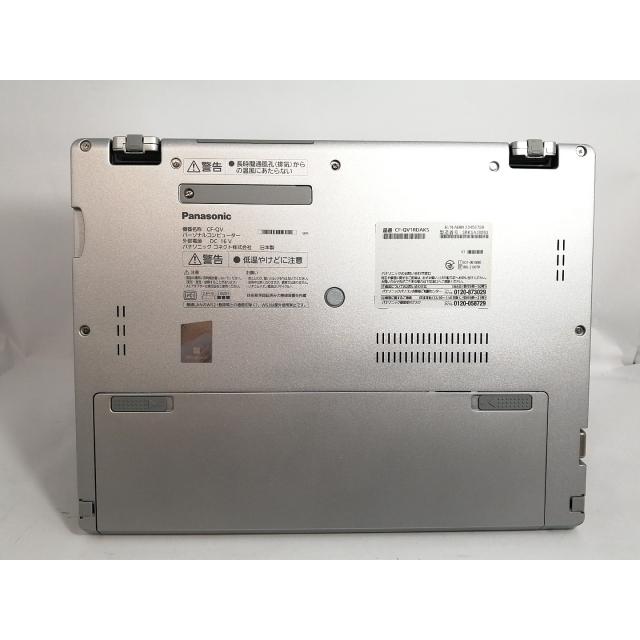 【中古】Panasonic Let's note QV1 CF-QV1RDAKS【i5-1145G7 16G 256G(SSD) WiFi 12LCD(タッチパネル/2880x1920)】【新宿】保証期間１ヶ月【ランクB】の画像