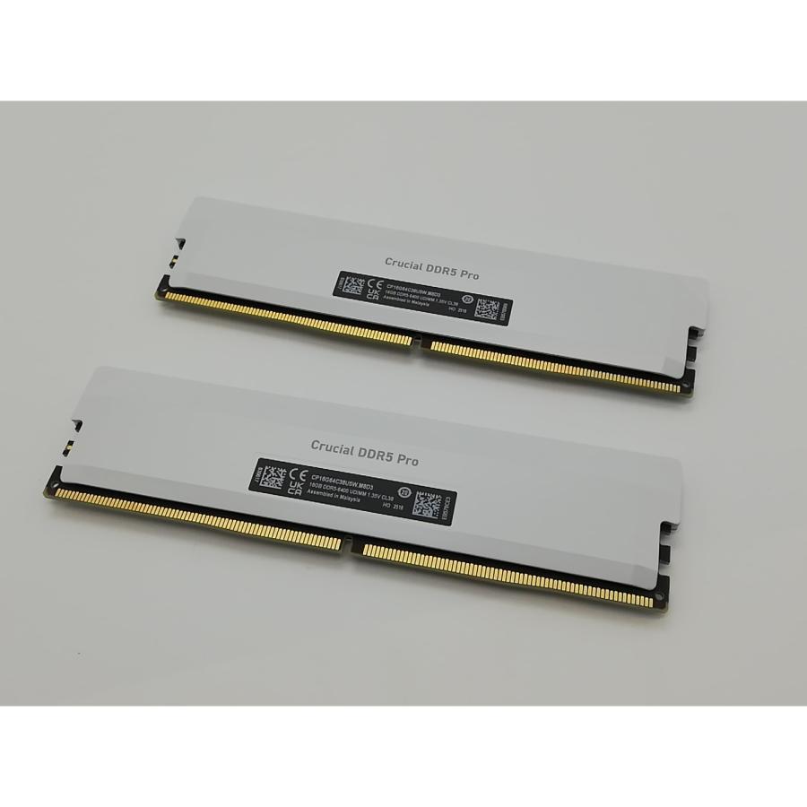 中古】DDR5 16GB 2枚組（合計32GB） DDR5-6400(PC5-51200