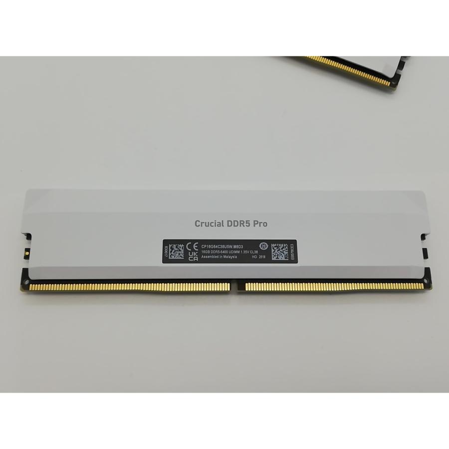 中古】DDR5 16GB 2枚組（合計32GB） DDR5-6400(PC5-51200
