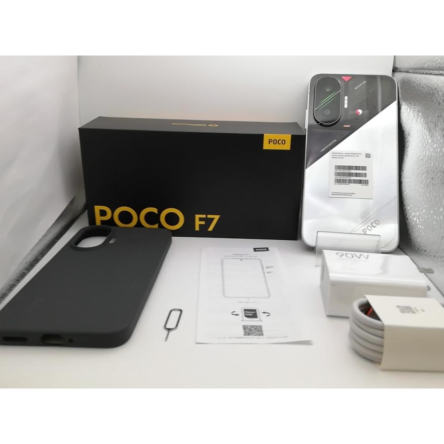 未開封 Xiaomi POCO F7 12G+256G シルバー　本体 セット 中古】Xiaomi 国内版 【SIMフリー】 Poco F7 シルバー 12GB 256GB