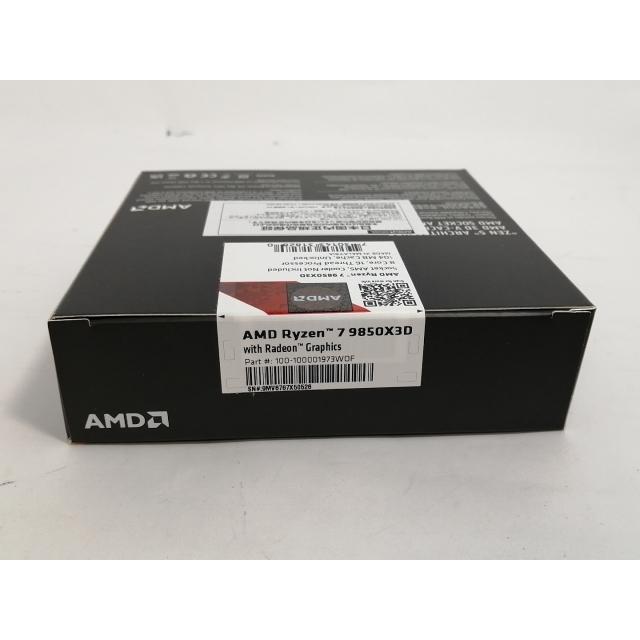 未使用】AMD Ryzen 7 9850X3D (4.7GHz/TC:5.6GHz) BOX AM5/8C/16T/L3