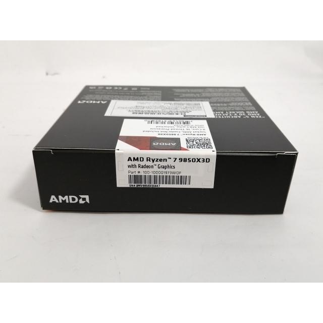 未使用】AMD Ryzen 7 9850X3D (4.7GHz/TC:5.6GHz) BOX AM5/8C/16T/L3