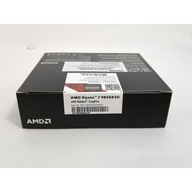 未使用】AMD Ryzen 7 9850X3D (4.7GHz/TC:5.6GHz) BOX AM5/8C/16T/L3