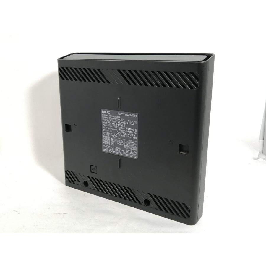 中古】NEC Aterm WX3600HP(PA-WX3600HP) Wi-Fi6(ax)対応無線LAN