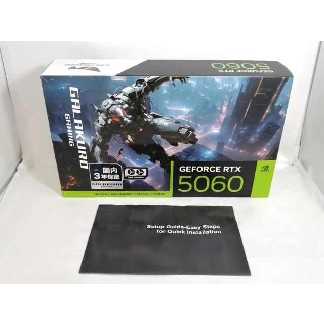 中古】玄人志向 GALAKURO GAMING GG-RTX5060-E8GB/LE/DF RTX5060/8G
