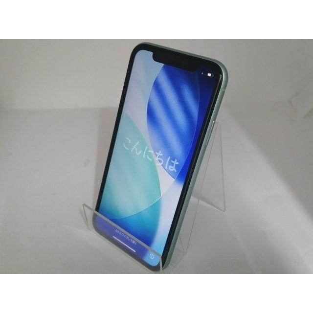中古】Apple 国内版 【SIMフリー】 iPhone 11 128GB グリーン MHDN3J/A