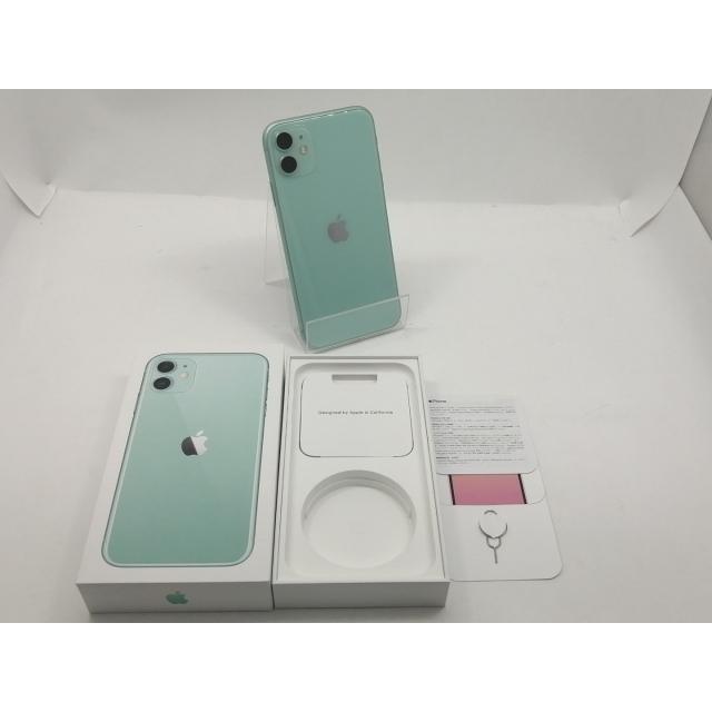 中古】Apple 国内版 【SIMフリー】 iPhone 11 128GB グリーン MHDN3J/A