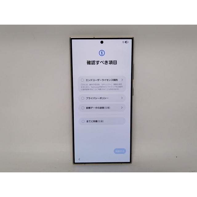 中古】SAMSUNG 国内版 【SIMフリー】 Galaxy S24 Ultra チタニウム