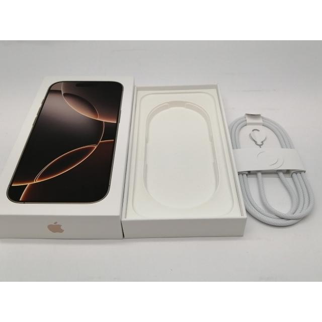 中古】Apple 国内版 【SIMフリー】 iPhone 16 Pro 512GB デザート