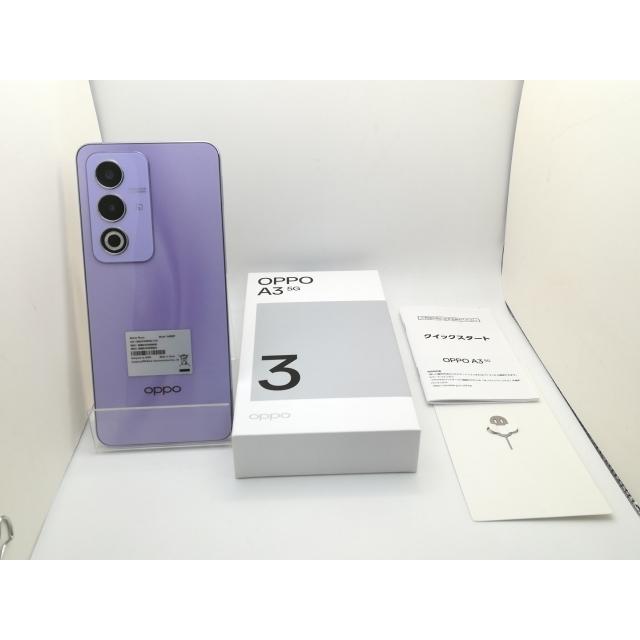 中古】Oppo ymobile 【SIMフリー】 OPPO A3 5G 4GB 128GB パープル 