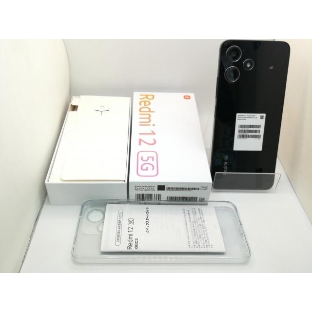 中古】Xiaomi UQmobile 【SIMフリー】 Redmi 12 5G 4GB 128GB
