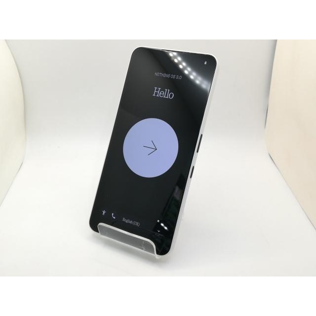 【国内版】Nothing Phone (3a) ホワイト【開封済み殆ど未使用品】 中古】NOTHING 国内版 【SIMフリー】 Nothing Phone (3a) ホワイト 8GB