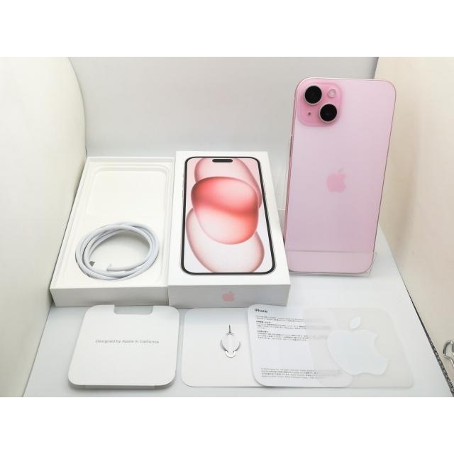 中古】Apple 国内版 【SIMフリー】 iPhone 15 Plus 128GB ピンク