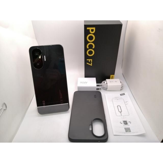 中古】Xiaomi 国内版 【SIMフリー】 Poco F7 ブラック 12GB 256GB