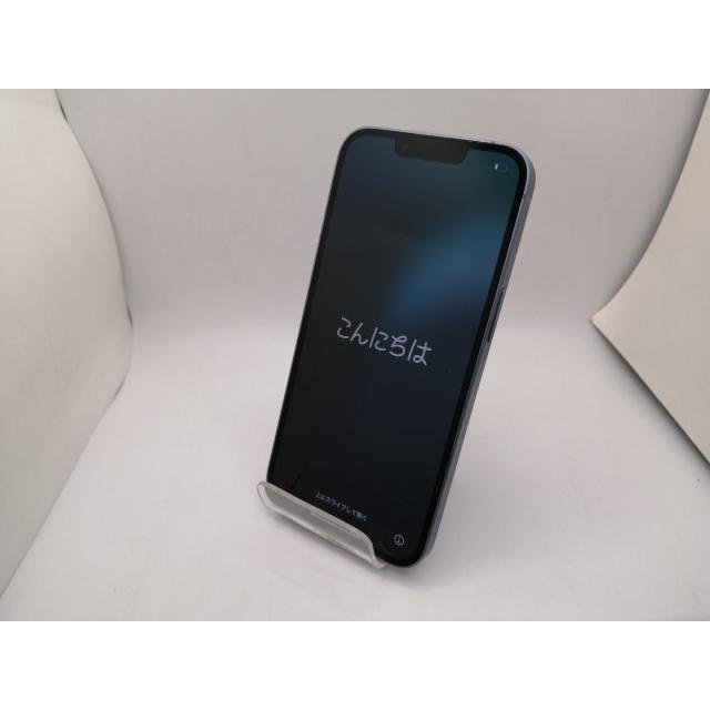【中古】Apple au 【SIMフリー】 iPhone 14 128GB ブルー MPVJ3J/A【三宮センター】保証期間１週間【ランクC】の画像