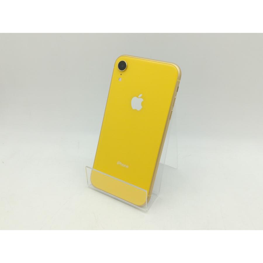Apple - 【中古品】iPhone XR SIMロック解除済  64GB MT082JA イエロー 中古】Apple au 【SIMロック解除済み】 iPhone XR 64GB イエロー