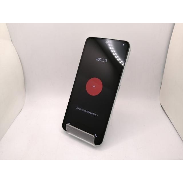 中古】NOTHING 【SIMフリー】 CMF Phone 1 8GB 256GB ライトグリーン