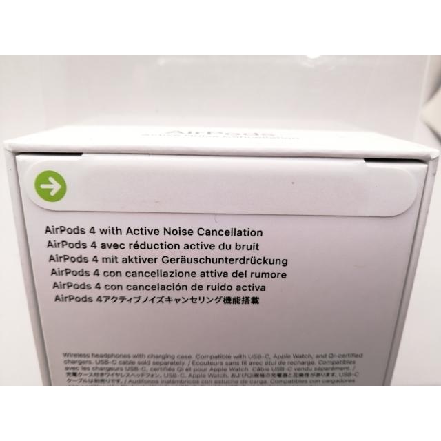 未使用】Apple AirPods 4 アクティブノイズキャンセリング搭載モデル