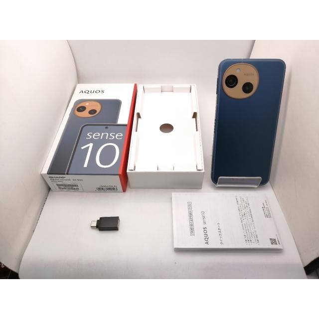 【中古】SHARP AQUOS sense10 6GB/128GB ネイビー 中古】SHARP au 【SIMフリー】 AQUOS sense10 6GB 128GB デニム