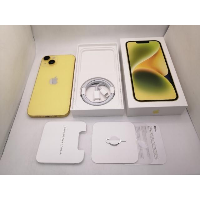 【中古】Apple 国内版 【SIMフリー】 iPhone 14 128GB イエロー MR3Q3J/A【京都】保証期間１ヶ月【ランクB】の画像