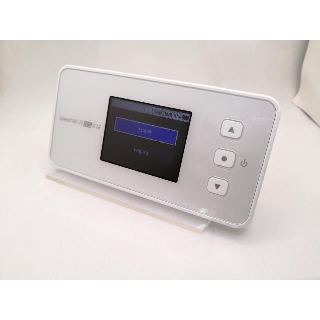 中古】NEC au 【SIMフリー】 Speed Wi-Fi 5G X12 NAR03 アイスホワイト