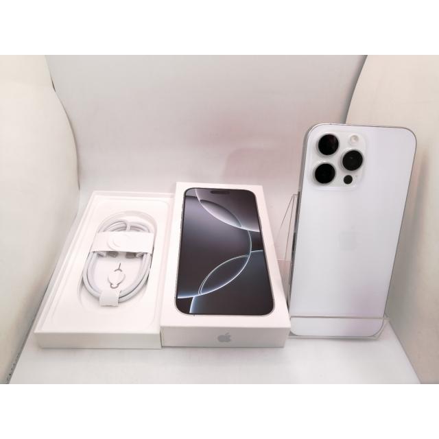 【中古】Apple 国内版 【SIMフリー】 iPhone 16 Pro Max 256GB ホワイトチタニウム MYWH3J/A【三宮駅前】保証期間１ヶ月【ランクC】の画像