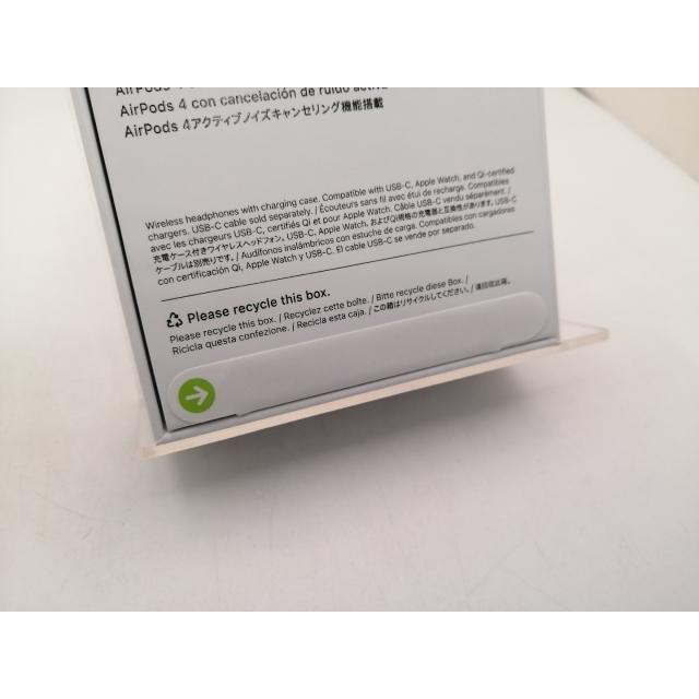未使用】Apple AirPods 4 アクティブノイズキャンセリング搭載モデル