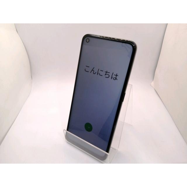 中古】Oppo 楽天モバイル 【SIMフリー】 OPPO A55s 5G ブラック 4GB