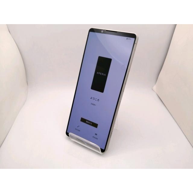 中古】SONY docomo 【SIMフリー】 Xperia 1 V プラチナシルバー 12GB