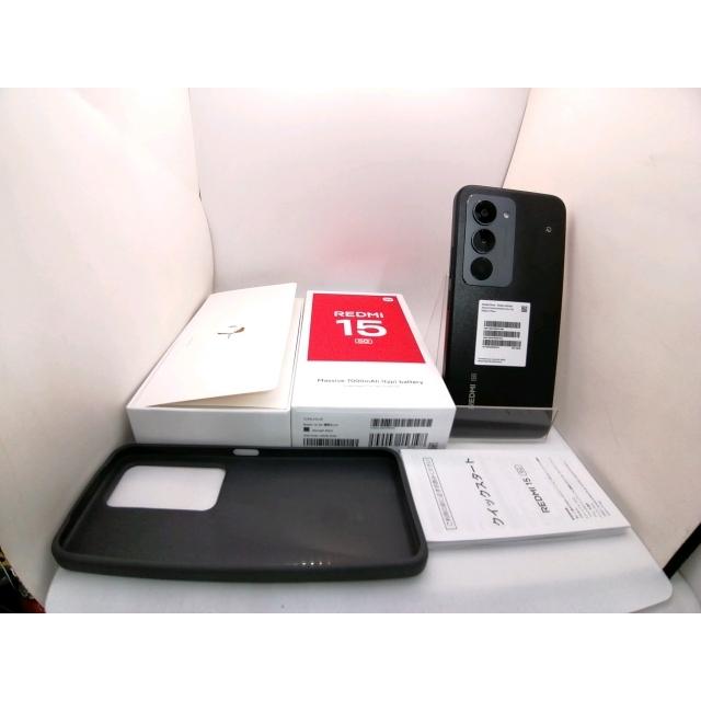 未使用】Xiaomi SoftBank 【SIMフリー】 REDMI 15 5G ミッドナイト