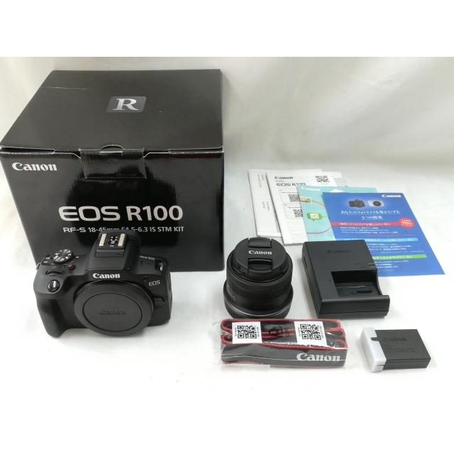 【中古】Canon EOS R100 RF-S18-45 IS STMレンズキット【神戸】保証期間１ヶ月【ランクA】｜janpara｜07