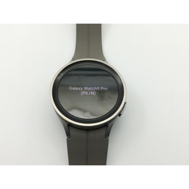 中古】SAMSUNG Galaxy Watch5 Pro SM-R920NZTAXJP グレーチタニウム  