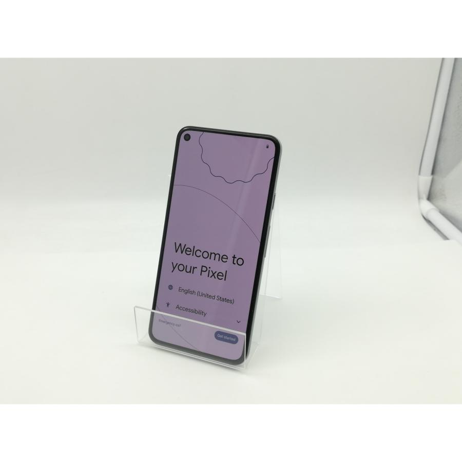 中古】Google au 【SIMロック解除済み】 Pixel 5 Sorta Sage 8GB 128GB 