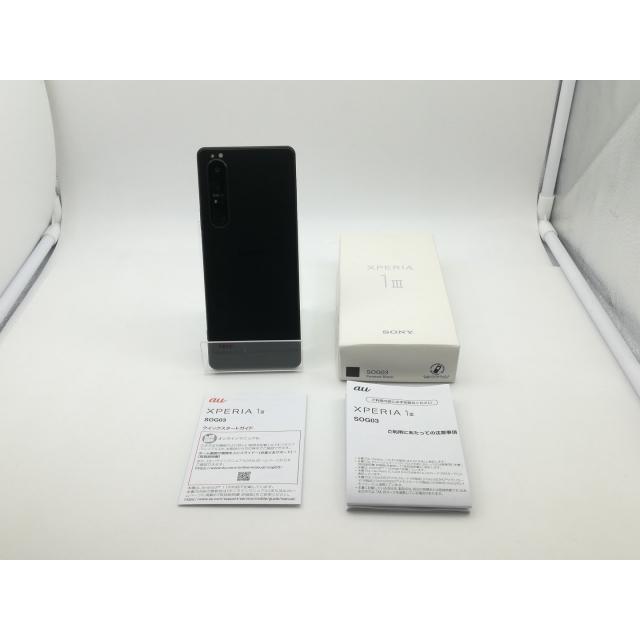 中古】【赤ロム保証あり】SONY au 【SIMロック解除済み】 Xperia 1 III