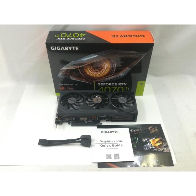 中古】GIGABYTE GeForce RTX 4070 Ti WINDFORCE OC 12G GV-N407TWF3OC