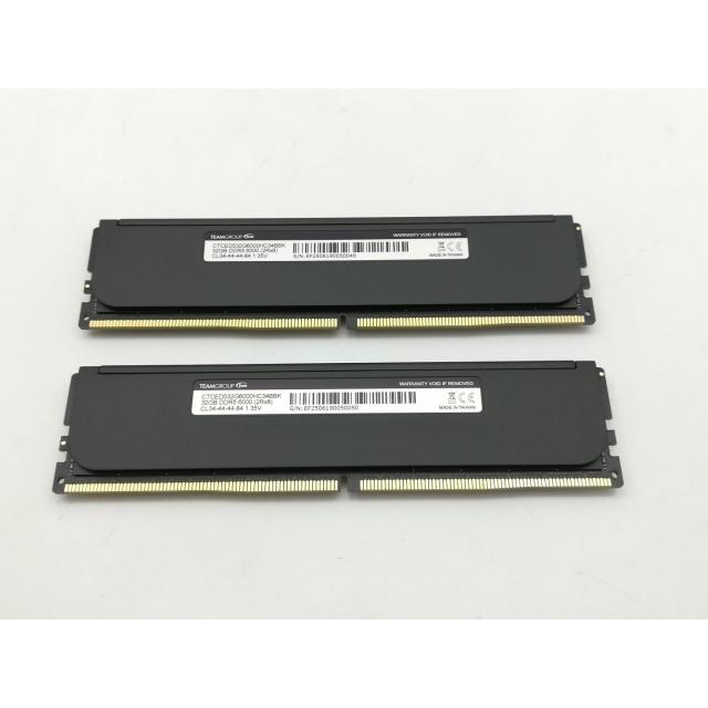 【未使用品】DDR5 32GB-6000MHz 中古】DDR5 32GB 2枚組（合計64GB） DDR5-6000(PC5-48000