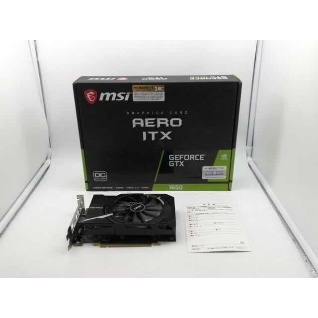 中古】MSI GeForce GTX 1650 AERO ITX 4G OC GTX1650/4GB(GDDR5