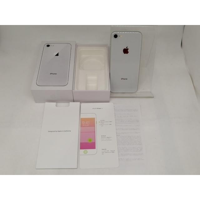 中古】Apple au 【SIMロック解除済み】 iPhone 8 64GB シルバー MQ792J