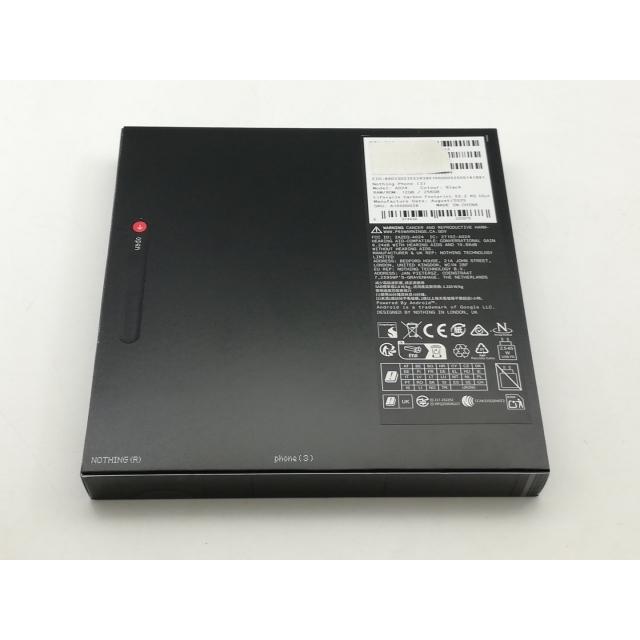 ☆★新品未開封Nothing Phone (3) 256GB SIMフリー版★☆ Nothing Nothing Phone 3a Dual Sim 12GB RAM 256GB 5G 黒 新品 SIM