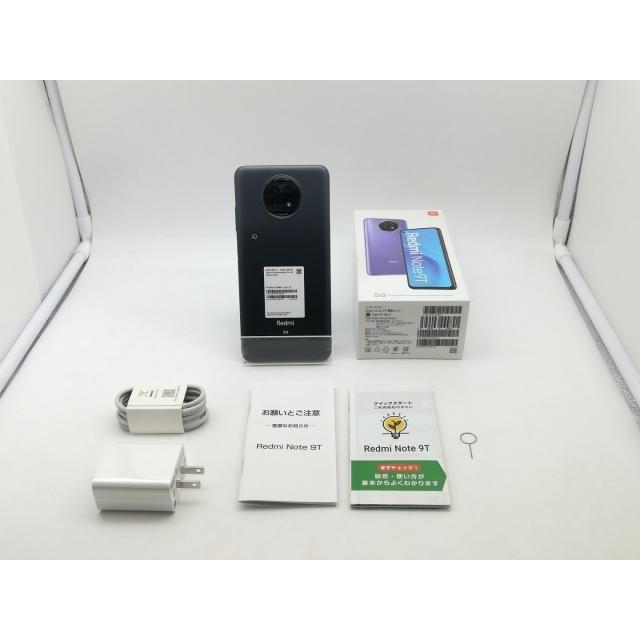 中古】Xiaomi SoftBank 【SIMロック解除済み】 Redmi Note 9T 5G