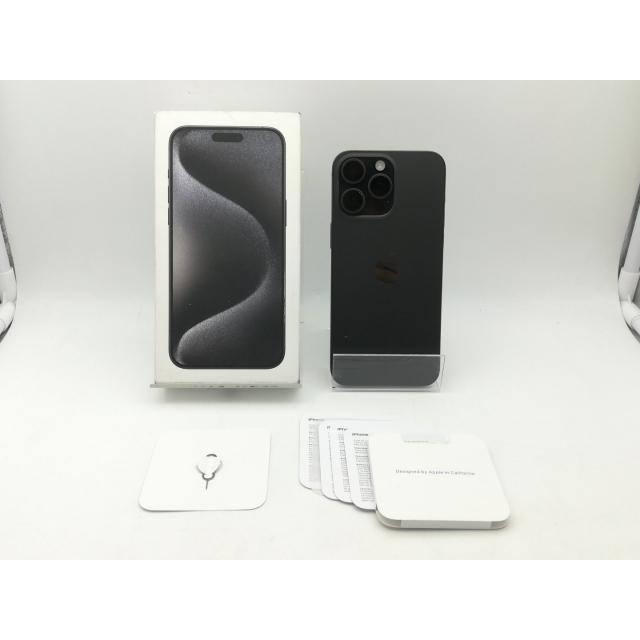 中古】Apple 海外版 【SIMフリー】 iPhone 15 Pro Max 512GB ブラック