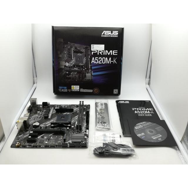 中古】ASUS PRIME A520M-K A520/AM4/MicroATX【神戸】保証期間1週間