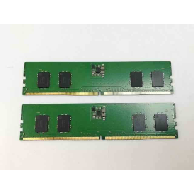 【動作確認済み】DDR5-4800 8GBメモリ2枚セット 中古】DDR5 8GB 2枚組（合計16GB） DDR5-4800(PC5-38400