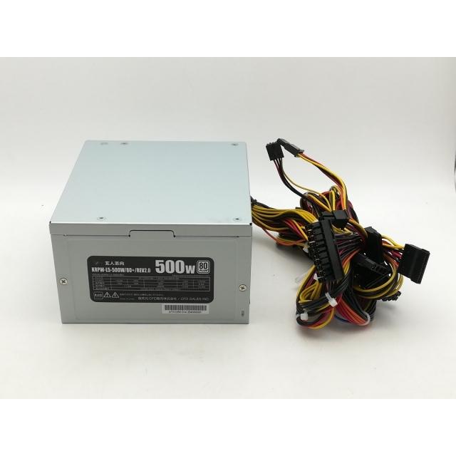 中古】玄人志向 KRPW-L5-500W/80+/REV2.0 ATX電源/500W【神戸】保証