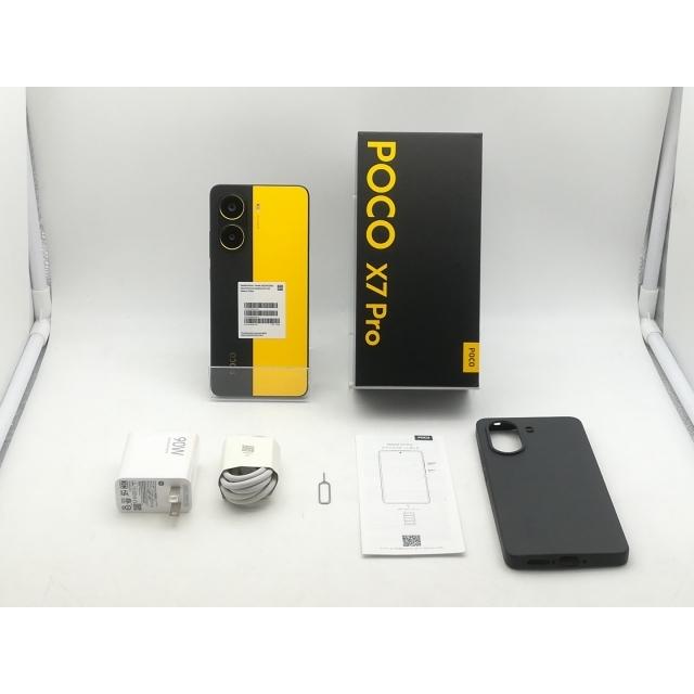 中古】Xiaomi 国内版 【SIMフリー】 Poco X7 Pro イエロー 12GB 512GB 
