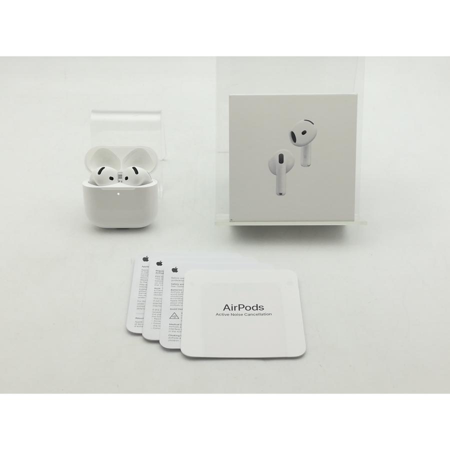 中古】Apple AirPods 4 アクティブノイズキャンセリング搭載モデル